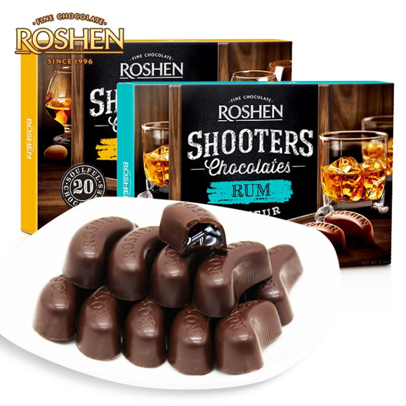 พร้อมส่ง chocolate Roshen แบบกล่อง ช๊อคโกแลตแท้ นำเข้า ช๊อคโกแลตรัสเซีย chocolate รัสเซีย