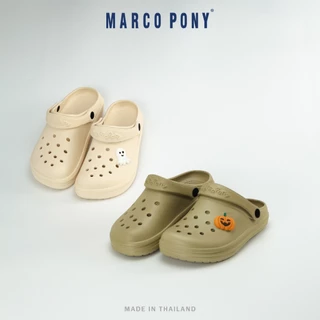 Marco Pony รองเท้าแตะผู้หญิง รองเท้า หัว โต หญิง รุ่นเบา นุ่ม สบายเท้า 3cmพื้นหนา MH9015W