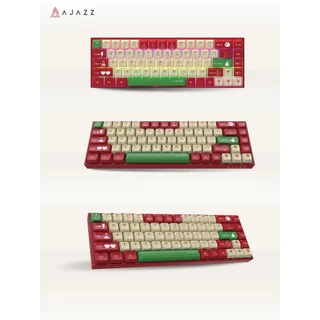 Ajazz AK680 V2 คีย์บอร์ดเกมมิ่ง Wired Game Theme Mechanical Gaming Keyboard รับประกัน 1 ปี