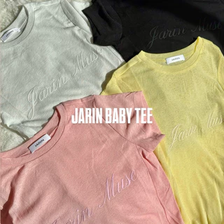 (พร้อมส่งทุกสี / ยกเว้น navy ) JARIN | BABY TEE ผ้าซีทรูยืด