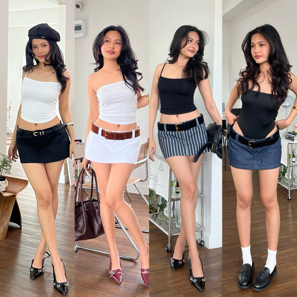 Gigi skirt กระโปรงเอวต่ำกางเกงด้านใน