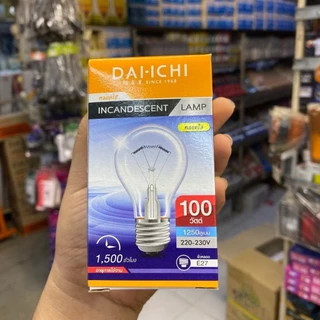 DAI-ICHI หลอดไส้ให้ความร้อนแก้วใส กล่อง 1 ดวง 40w 60w 100w 200w หลอดไฟอบเพื่อให้ความอบอุ่นความร้อน