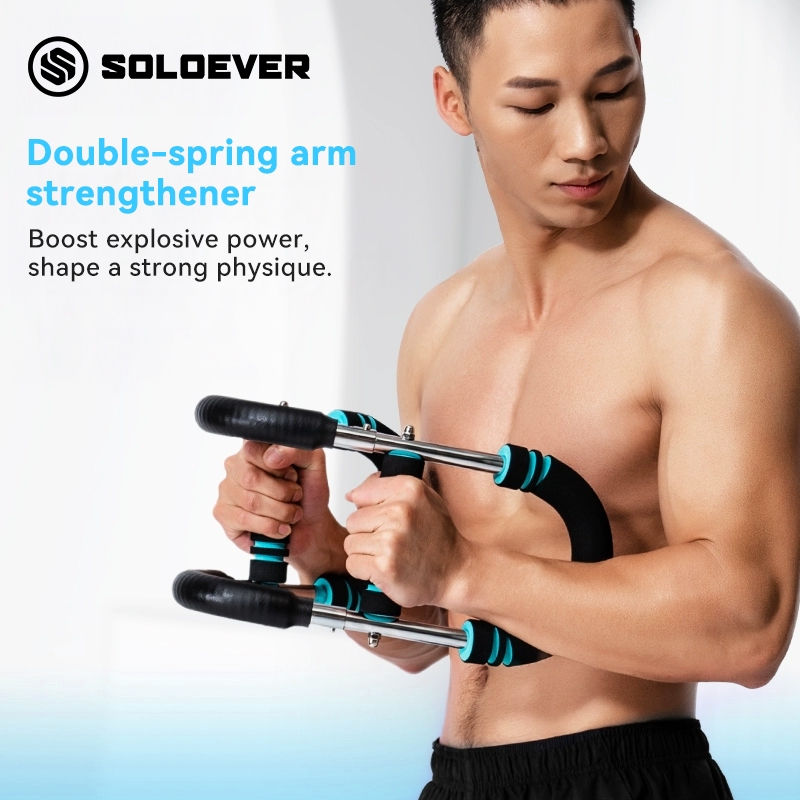 SOLOEVERอุปกรณ์ฟิตเนส อุปกรณ์ออกกำลังกายแขนปรับระดับได้ เครื่องออกกำลังกายไหล่ อุปกรณ์ฟิตเนสที่บ้าน