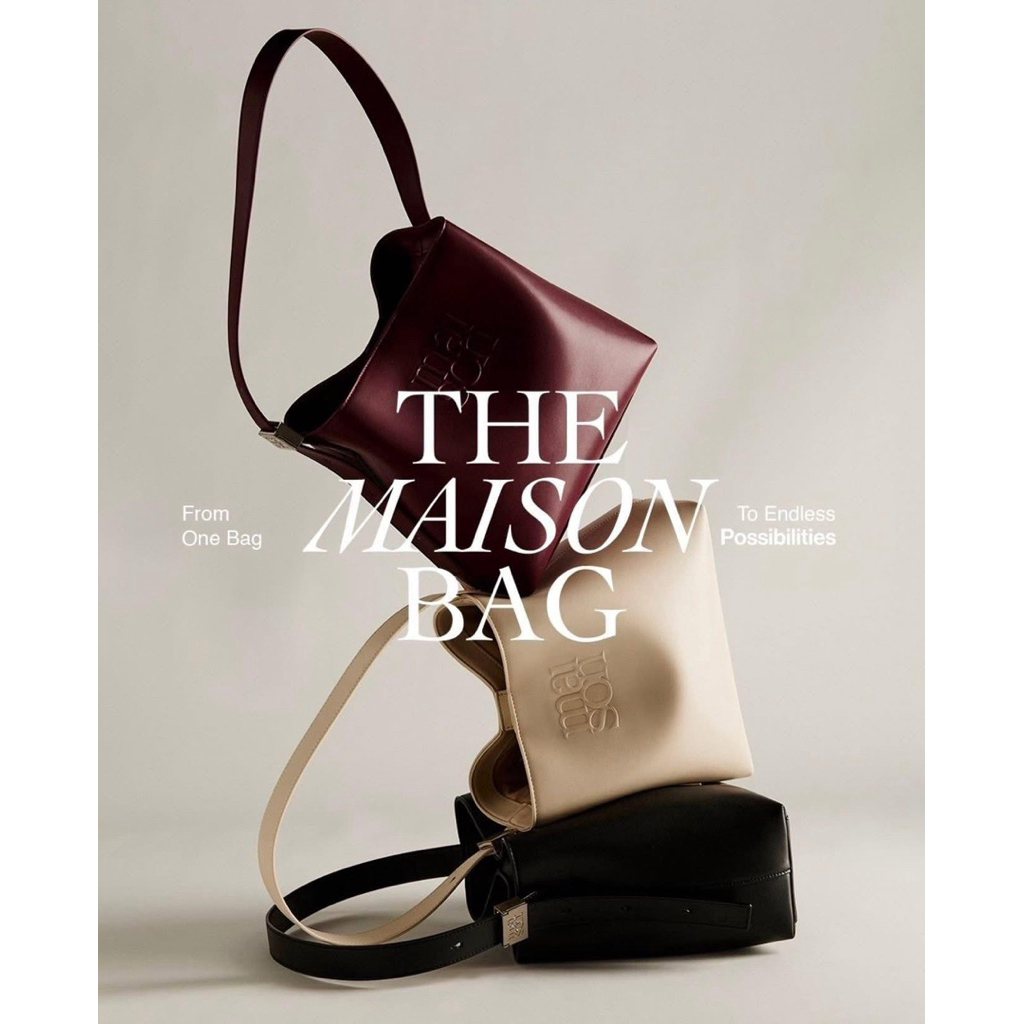 กระเป๋า The Maison Bag มีทั้งหมด 3สี พร้อมส่งของแท้ สั่งซื้อจากช็อป lot 2(รอบกด 24 พย ไม่มีชาร์ม)