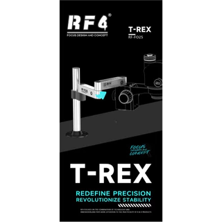 RF4 RF-F025 กล้องจุลทรรศน์สวิงอาร์มโลหะ Universal Telescopic พับ 360° แขนเดียวคงที่ยกวงเล็บตรวจสอบบํารุงรักษา
