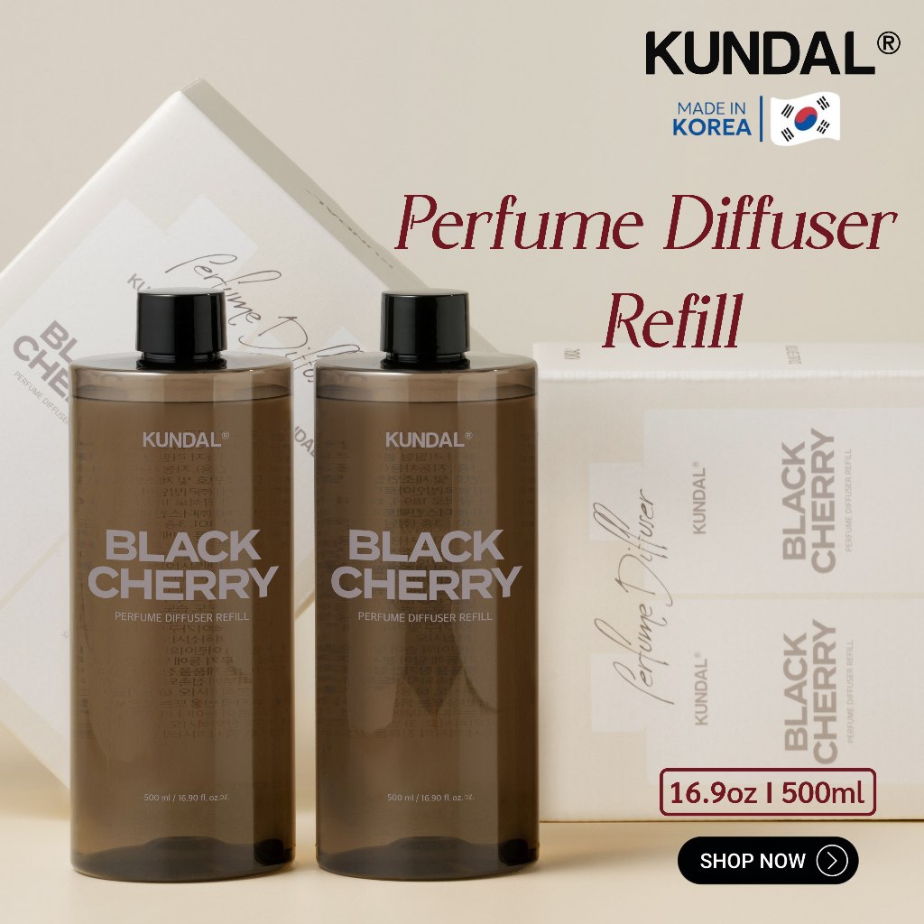 KUNDAL ก้านไม้หอม ปรับอากาศ Perfume Diffuser ขวดเติม ขนาด 500ml  แบรนด์ดังจากเกาหลี ของแท้ 100%