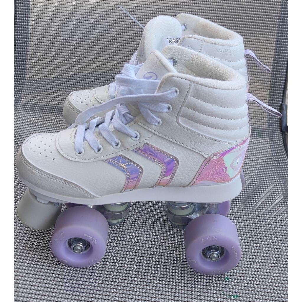 OXELO โรลเลอร์สเก็ต หญิงเหมาะสำหรับเท้า22-24 ซม. มือสองสภาพใหม่