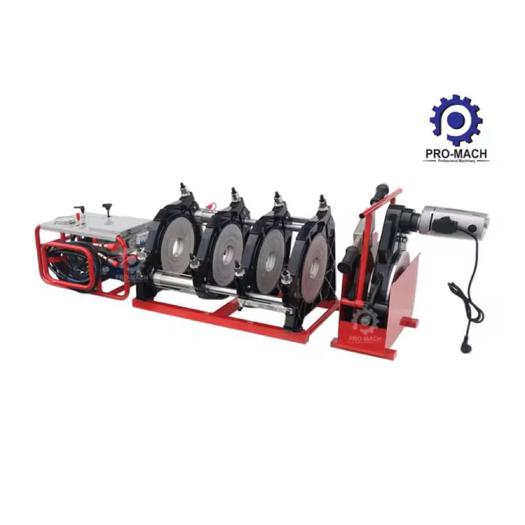 เครื่องเชื่อมท่อ HDPE เครื่องเชื่อมท่อแบบไฮดรอลิค ขนาด 315 mm. รุ่น EX-HY315