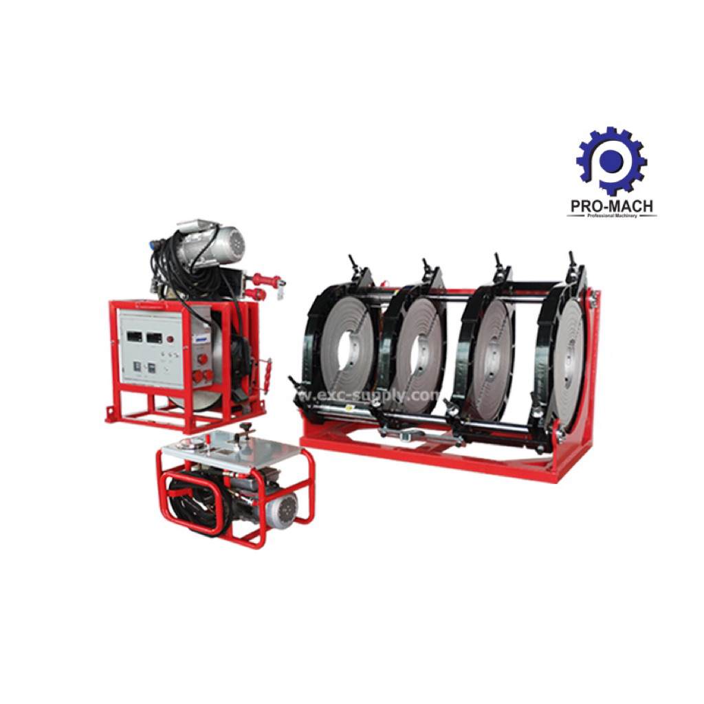 เครื่องเชื่อมท่อ HDPE เครื่องเชื่อมท่อแบบไฮดรอลิค ขนาด 630 mm. รุ่น EX-HY630