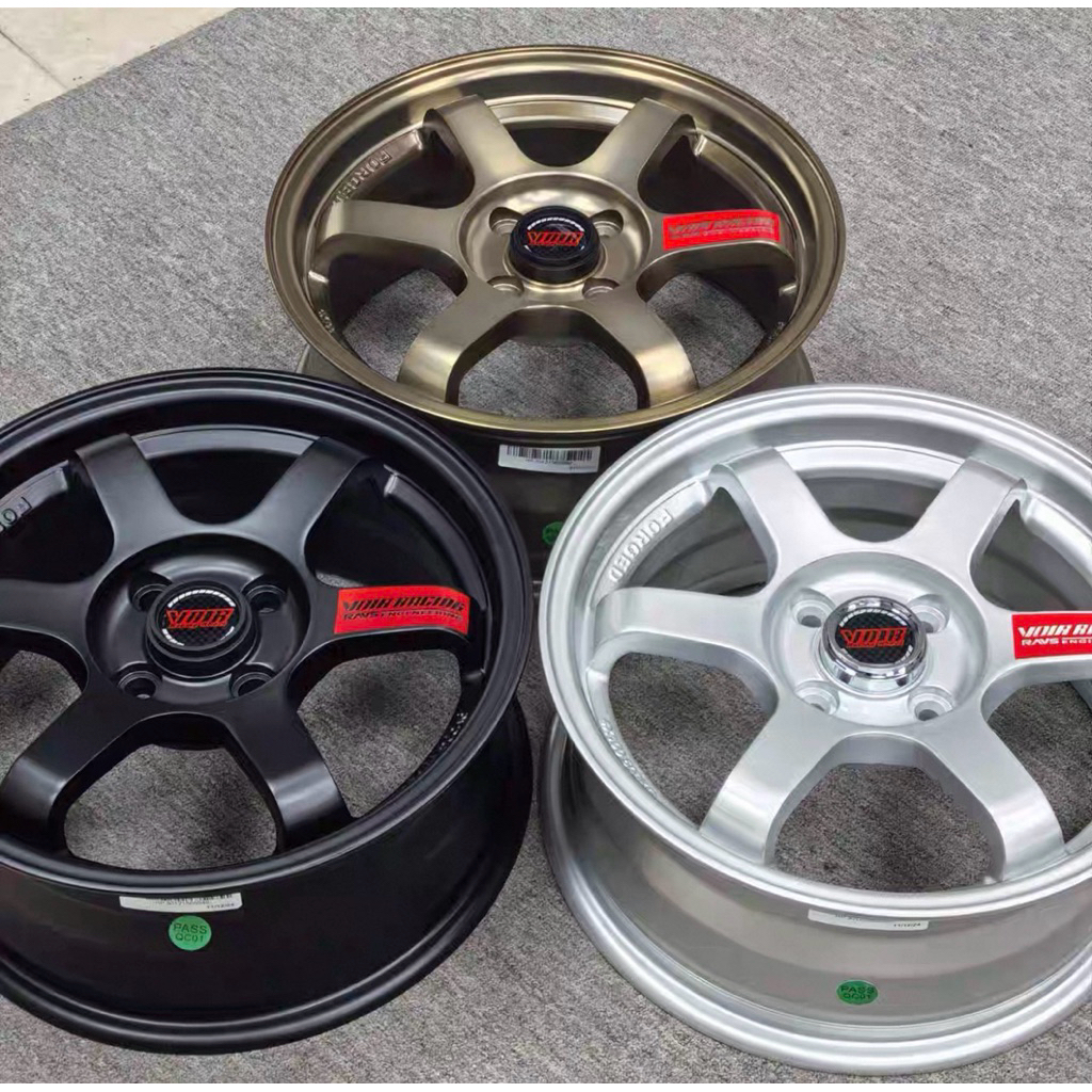 ล้อแม๊กขอบ15 ลายTE37 สเปค 4รู100 กว้าง 6 นิ้วet40 ราคาขายต่อหนึ่งวงนะครับ