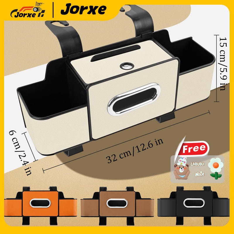 กล่องเก็บของ สําหรับติดเบาะหลังรถยนต์ ตะขอแขวนของในรถ กล่องเก็บของในรถยนต์ ใส่น้ํารถกล่องกระ