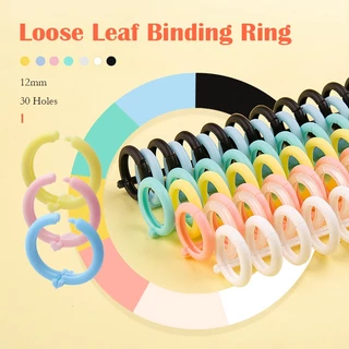 สันห่วงเข้าเล่ม 30ห่วง สันห่วงถอดได้ 12mm ตัดแต่งได้ ถอดได้ สันเกลียว