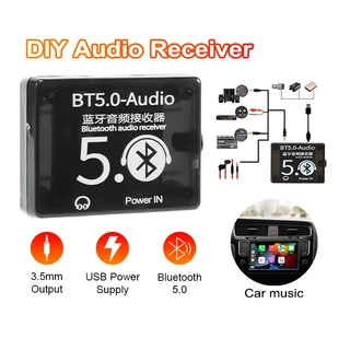 AUX/RCA ตัวรับสัญญานบลูทูธ BT5.0 รับไกล 15-30 เมตร เครื่องรับสัญญาณเสียง