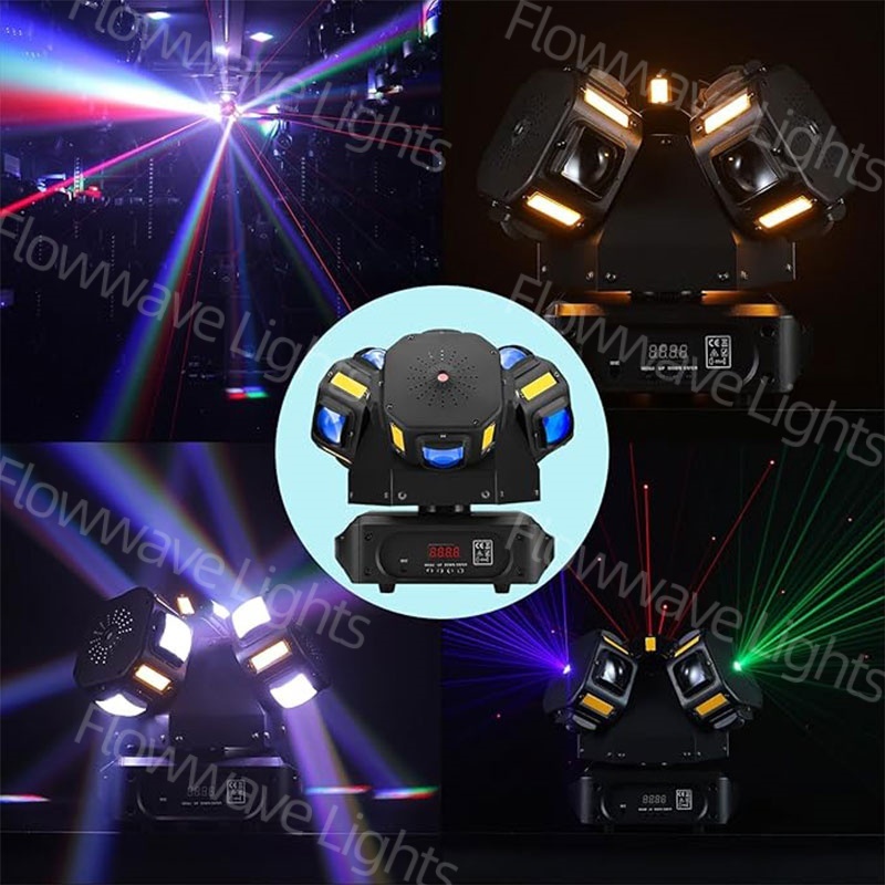 Flowwave ไฟดิสโก้ 3 หัวเคลื่อนไหว 150W รูปที่ 5
