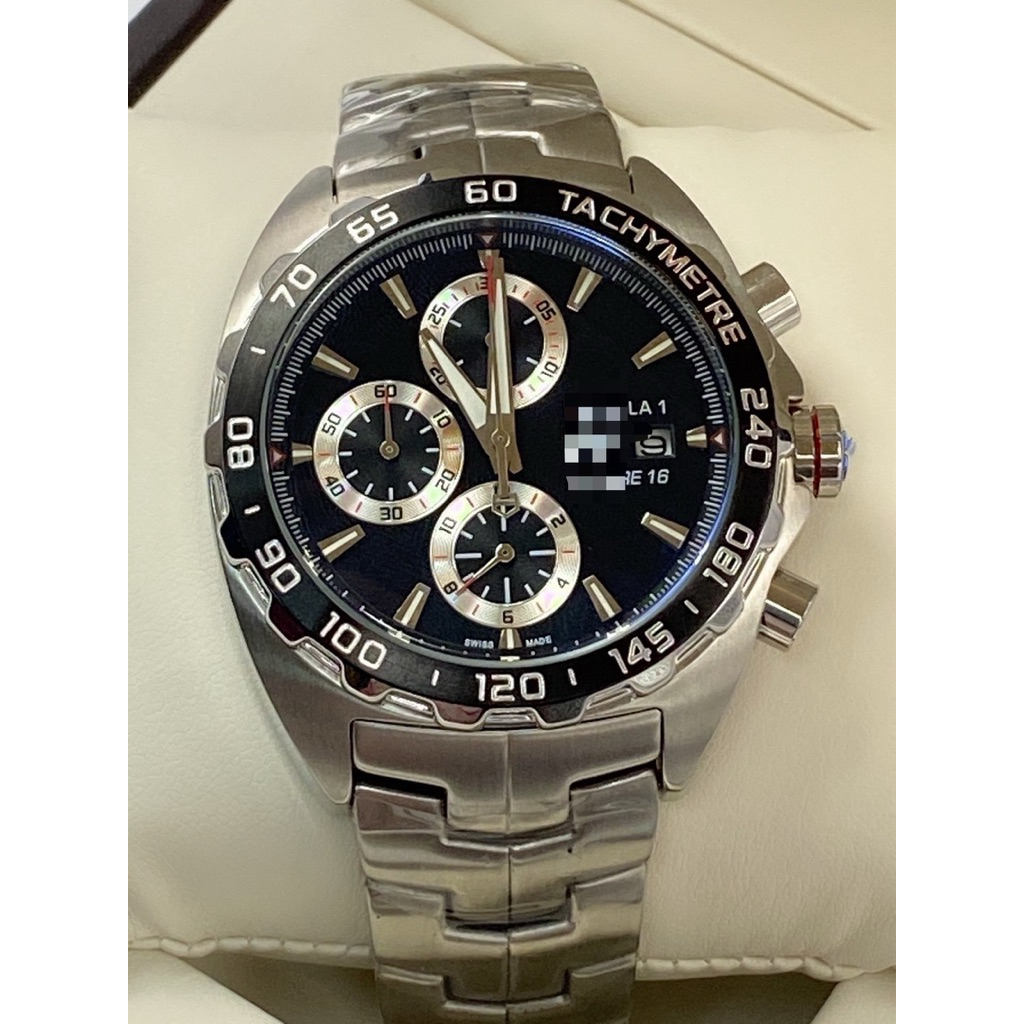 TA/Hiend/ถ่าน นาฬิกาข้อมือผู้ชาย 44 mm ระบบถ่าน นาฬิกาแฟชั่น