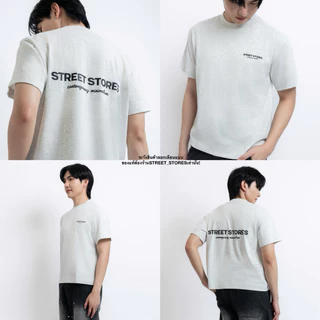 เสื้อยืดBoxy ครอป คอฟิต (Minimalism)