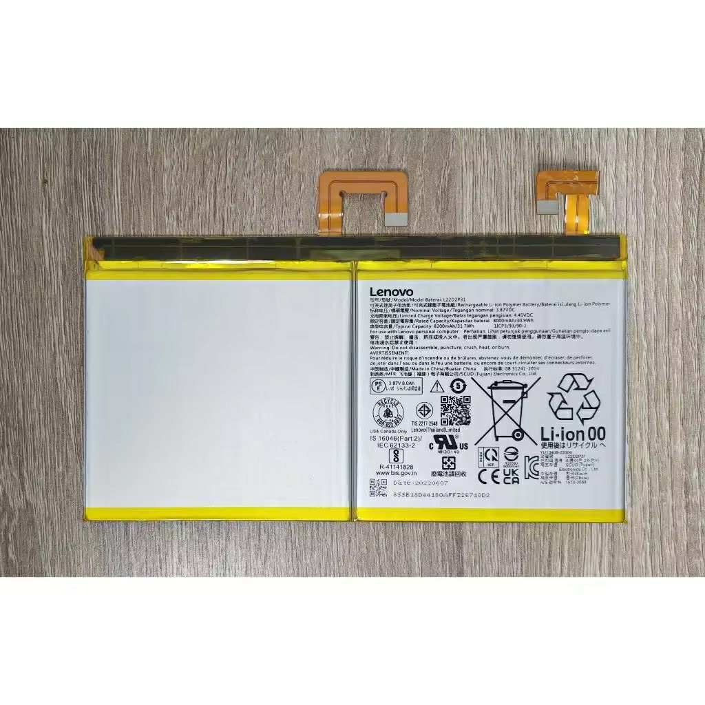 แบตเตอรี่ แท้ Lenovo Tab P11 Pro 2nd Gen 2022 TB132F / Lenovo Tab P11 Pro 2022 TB132FU TB138FU TB138