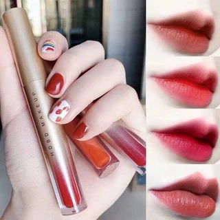 Lameila Velvel lip Glaze Gold Edition ลิปกลอสเนื้อกำมะหยี่ ติดทนนาน ปิดปากตกร่องได้เนี๊ยบ เรียบเนียน มีให้เลือก 5 สีค้าบ