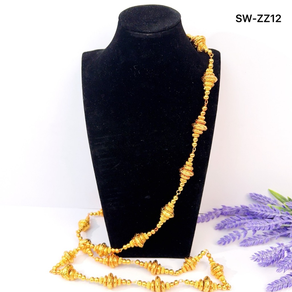 สังวาลย์พื้นเมือง ปะวะหล่ำ ประดับชุดไทยโบราณ ภาคเหนือ ภาคใต้ ใช้สำหรับการแสดงในวันสำคัญของเทศกาลต่างๆ - รูปที่ 2