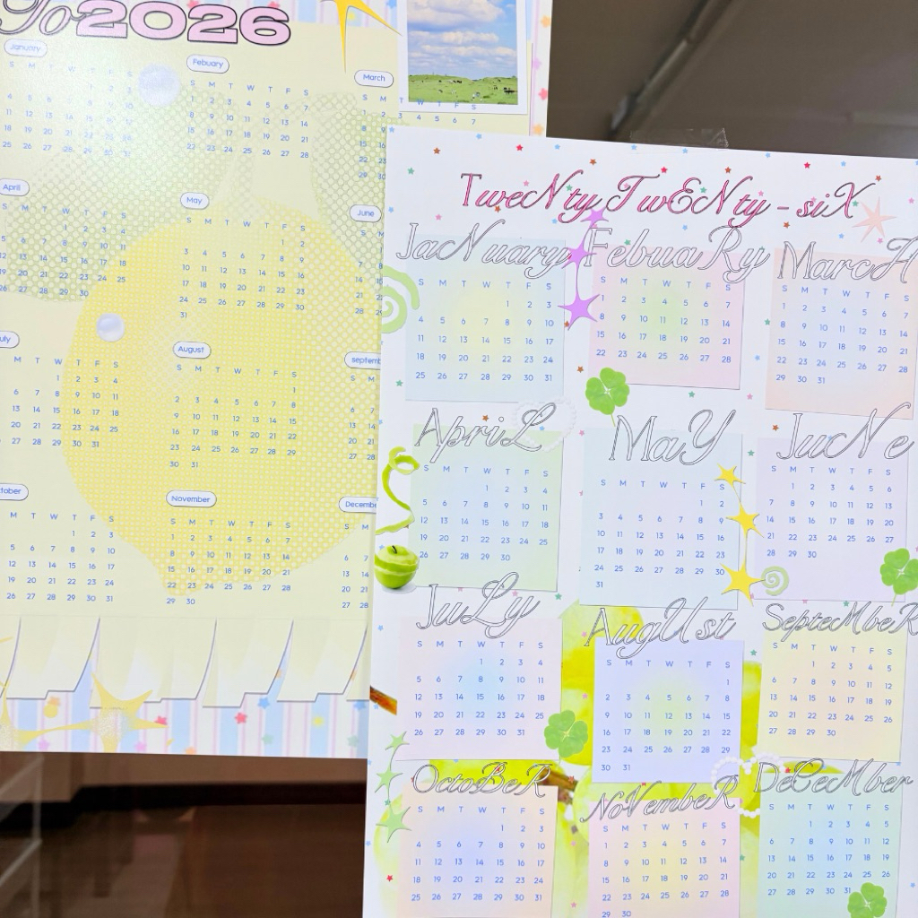 calendar 2026(โปสเตอร์ปฏิทินติดผนัง ขนาดA3 ; กระดาษอาร์ตด้าน) ราคา ถูกที่สุด ดีลบีเคเค แกลเลอรีภาพที่ 4