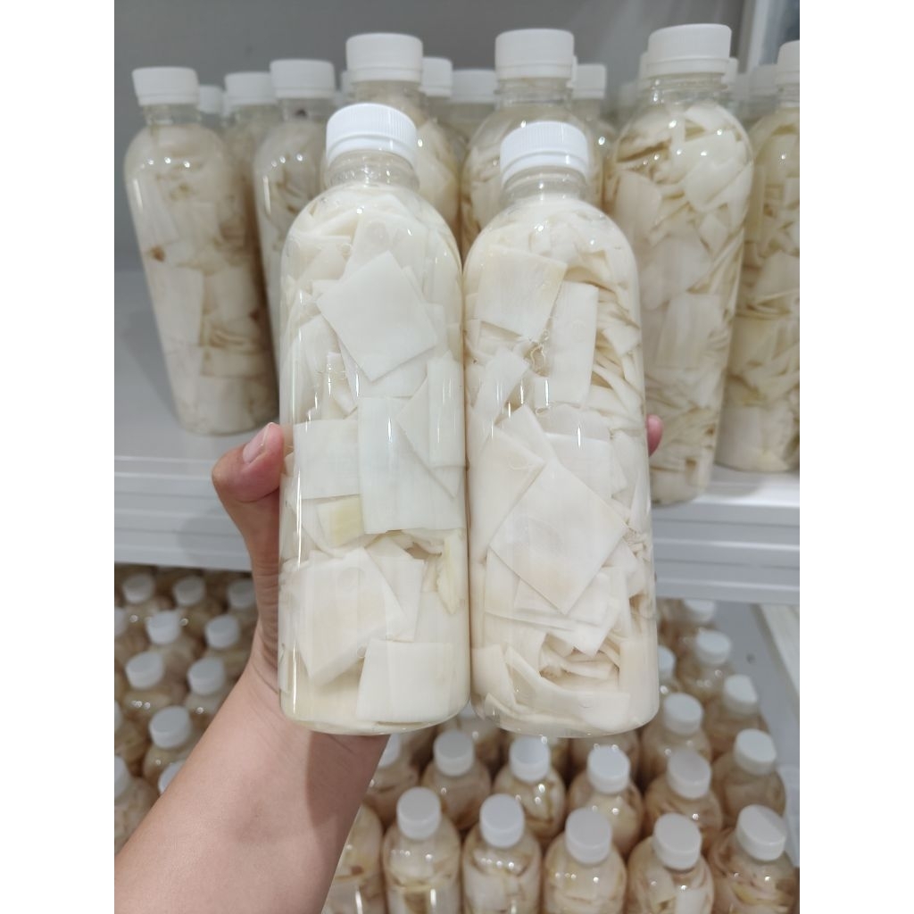 หน่อไม้ดองแผ่น 500ml คัดอ่อน กรอบ อร่อย