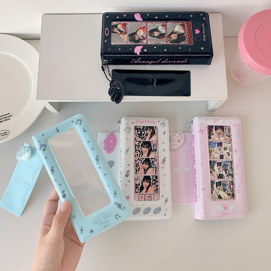 พร้อมส่ง🇹🇭แฟ้มAngel Baby PVC 40ช่อง เก็บรูปPhoto Booth โฟโต้เฟรม สติ๊กเกอร์ PhotoAlbum (AB) #L19