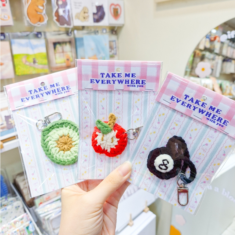 ✨มีลายใหม่ด้วยนะ✨ Crochet Keychain พวงกุญแจโครเชต์แก๊งอาหาร น่ารักปุ้กปิ้ก [boys and i]