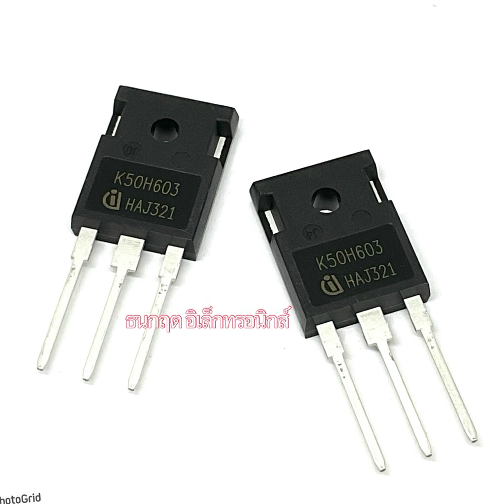 K50H603 K 50H603 ทรานซิสเตอร์ IGBT 600V 50A TO-247 High Speed Switching พร้อมส่ง