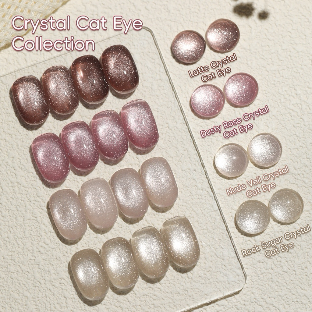 XEIJAYI สีทาเล็บเจล Crystal Cat Eye Collection ขนาด 10ml สินค้าพร้อมส่ง - รูปที่ 2
