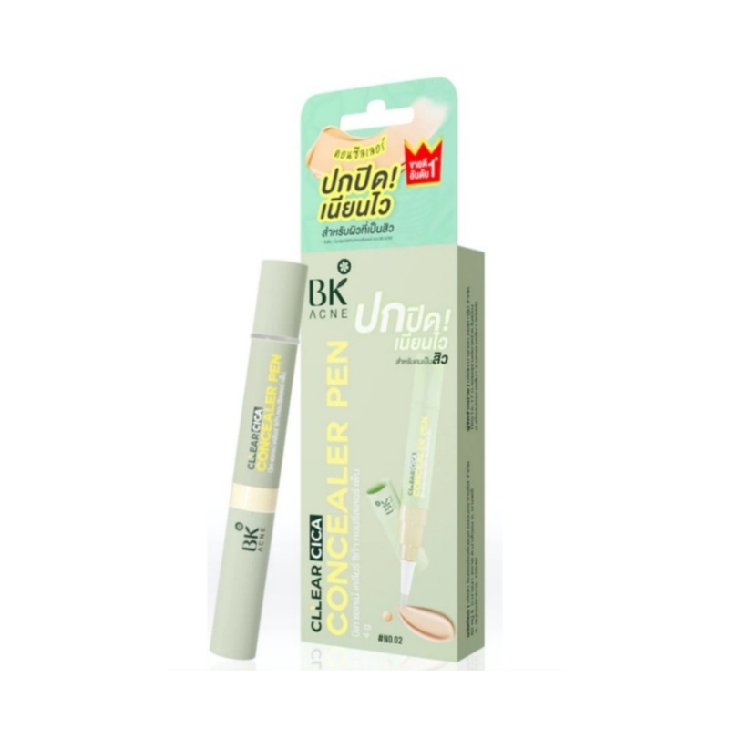 BK Retouch Acne Concealer Pen 4g บีเค รีทัช แอคเน่ คอนซีลเลอร์ลดสิว ปากกา