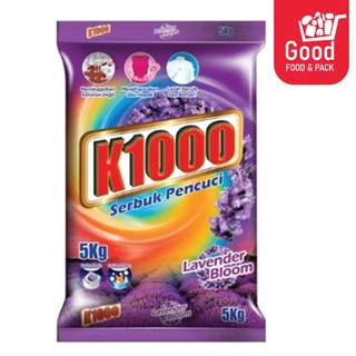 K1000 ผงซักฟอก ซักผ้า หอม สะอาด ถุงละ 5กิโลกรัม