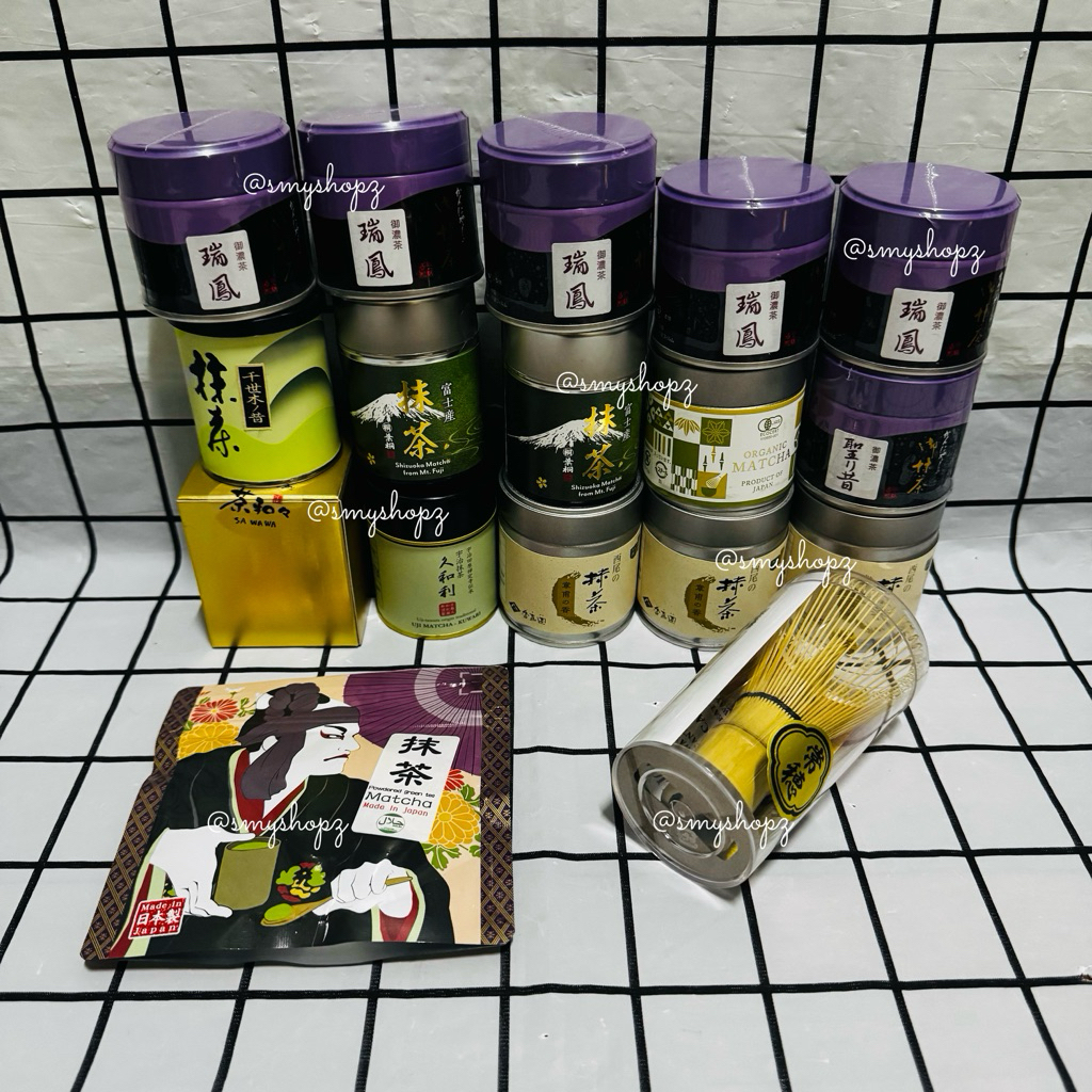 [พร้อมส่ง-ของแท้ หิ้ว+กดเอง] Matcha Powder ผงมัทฉะ Kanbayashi Zuihou/Yame/Uji หมดอายุปี26