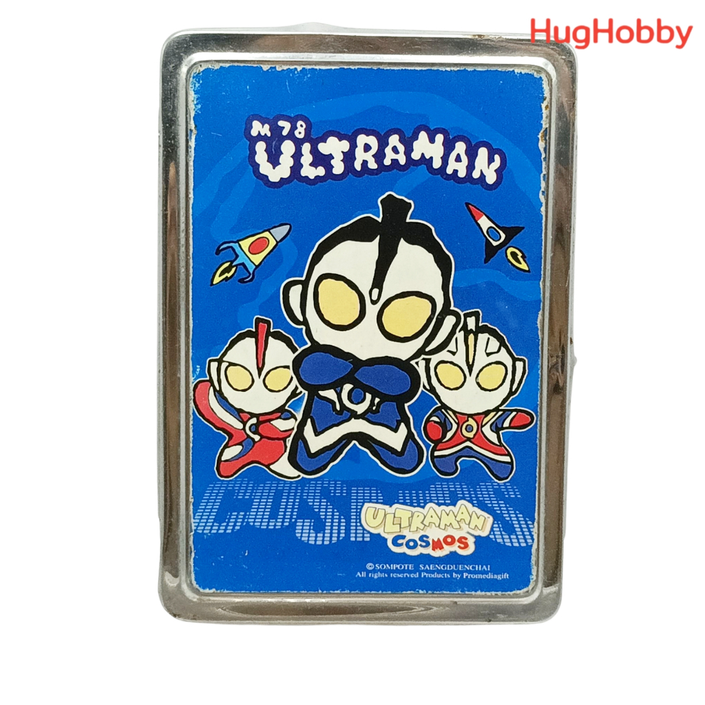 [มือ2 *สภาพเก่า] งานเก่าไทยยุค 2000s กล่องเหล็กใบใหญ่ อุลตร้าแมน Ultraman M78 Ultraman Cosmos งานแท้