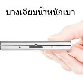 กระเป๋าใส่บัตรสแตนเลสบางเฉียบ RFID ป้องกันการโจรกรรม สําหรับใส่นามบัตรเครดิต นาม