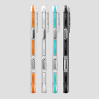 Moreno เคสมือถือแม่เหล็ก แบบใส ขอบกันกระแทก ซี่รี่ย์ 11-17 รองรับการชาร์จไร้สาย Magnetic / สีดำ