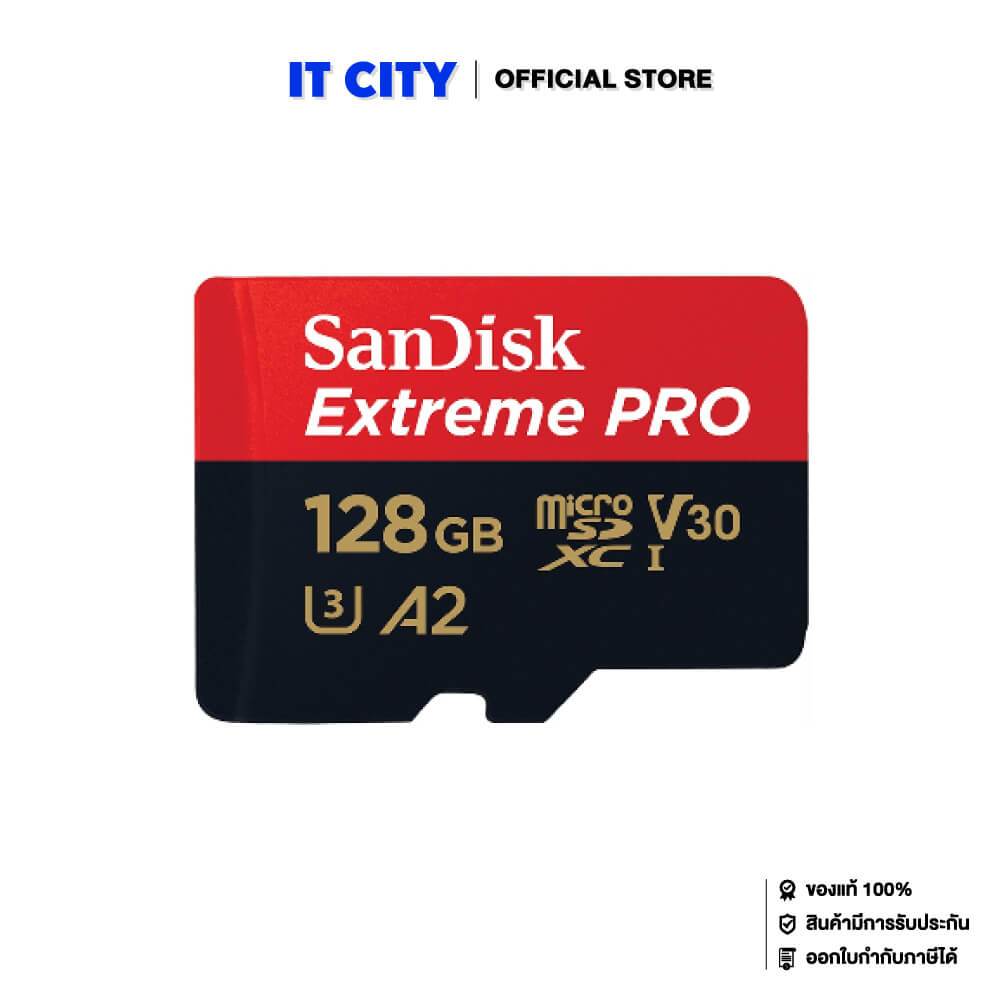 SanDisk Extreme Pro microSDXC, SQXCD 128GB, V30, U3, C10, A2, UHS-I, 200MB/s R, 90MB/s W ME6-000957