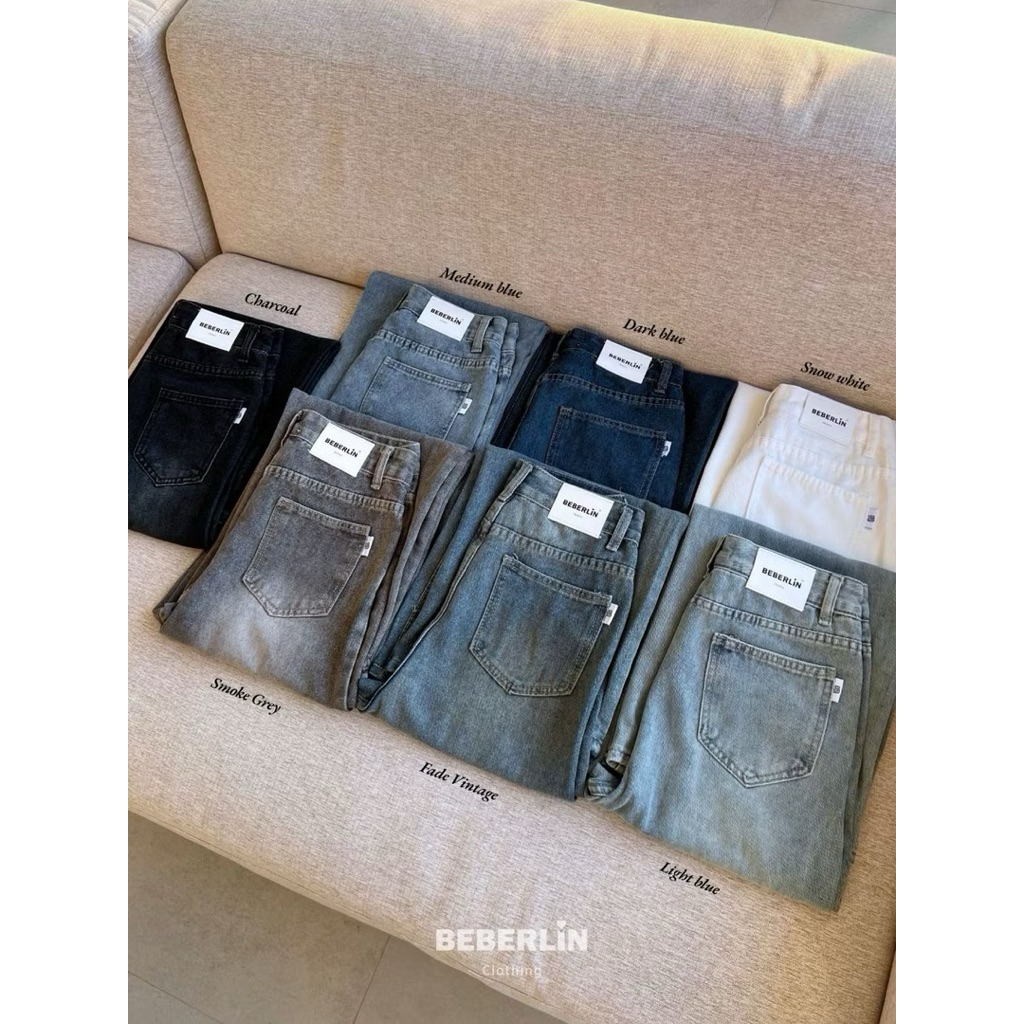 กางเกงยีนส์ cara jeans 🫐🌟ป้าย Beberlin ทรงสวยผ้าเกรดขึ้นห้าง !