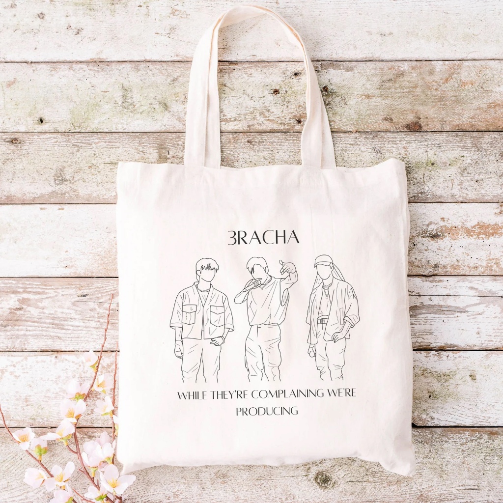 Stray Kids 3Racha Tote Bag | Bang Chan | Changbin | Han Jisung | Stray Kids Tote |Kpop Tote Bag | To