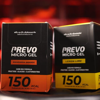 Prevo Micro Energy Gel Box (20 ซอง) กรดอะมิโน 1,000 มก. เจลให้พลังงาน