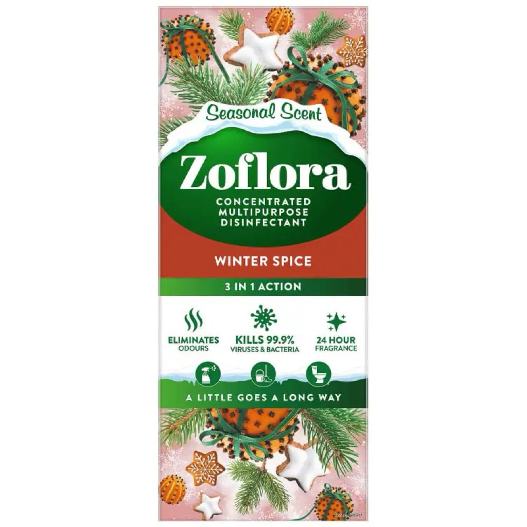 น้ำยาทำความสะอาดเอนกประสงค์ Zoflora 500 ml. limited edition กลิ่น winter assortment  ของแท้ จาก uk 🇬
