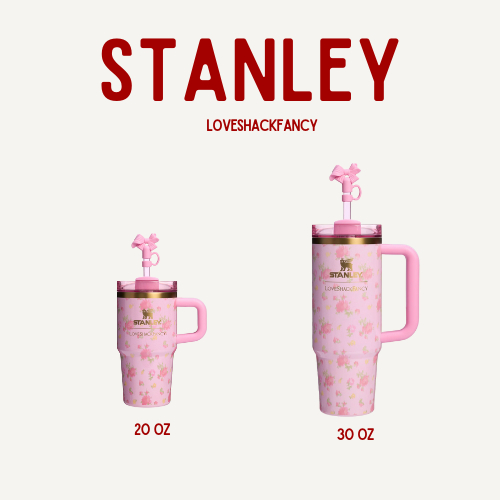 พร้อมส่ง แก้วน้ำ STANLEY 1913 X LOVESHACKFANCY ขนาด 20 และ 30 OZ