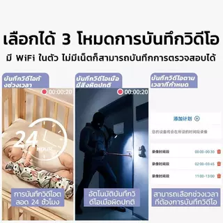 YOOSEE กล้องหลอดไฟ ไร้สาย WiFi 8MP HD 2เลนส์ ip Camera ดูผ่านมือถือ ของแท้ ภาพชัด สนทนาสองทาง ติดตามAI มองเห็นกลางคืน