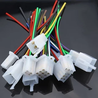 [พร้อมส่ง] (1คู่) 2.8มม. 1,2,3,4,6,9P ขั้วต่อตัวควบคุม Ebike ขั้วต่อไฟฟ้ายานยนต์ ปลั๊กตัวผู้และตัวเมีย L356