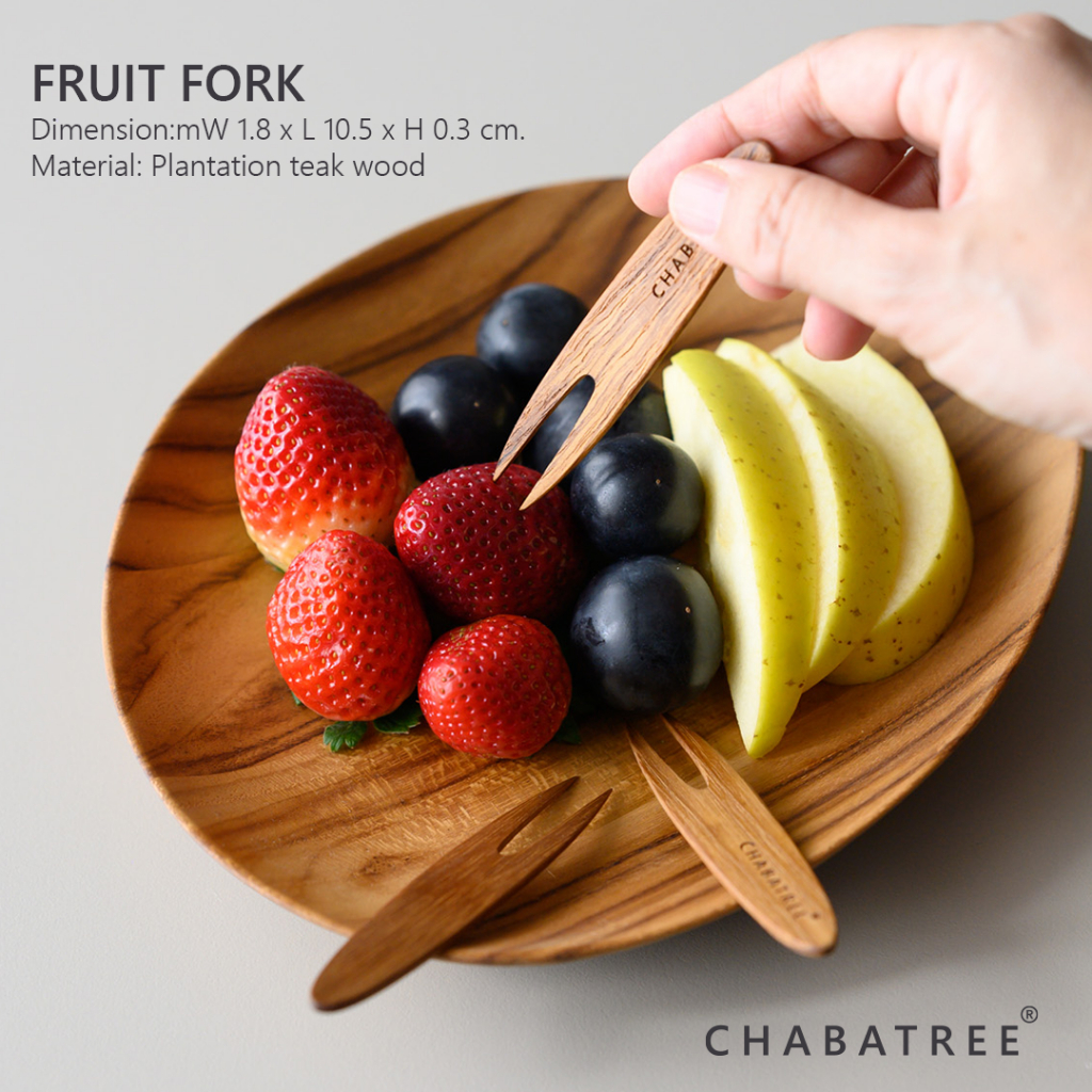 CHABATREE - FRUIT FORK (FK008) ส้อมจิ้มผลไม้