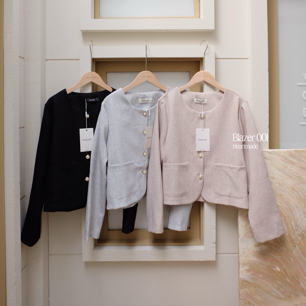 (A45) Heartmade-Kiri blazer(เสื้อเบลเซอร์3รุ่นพรัอมส่ง)🌟