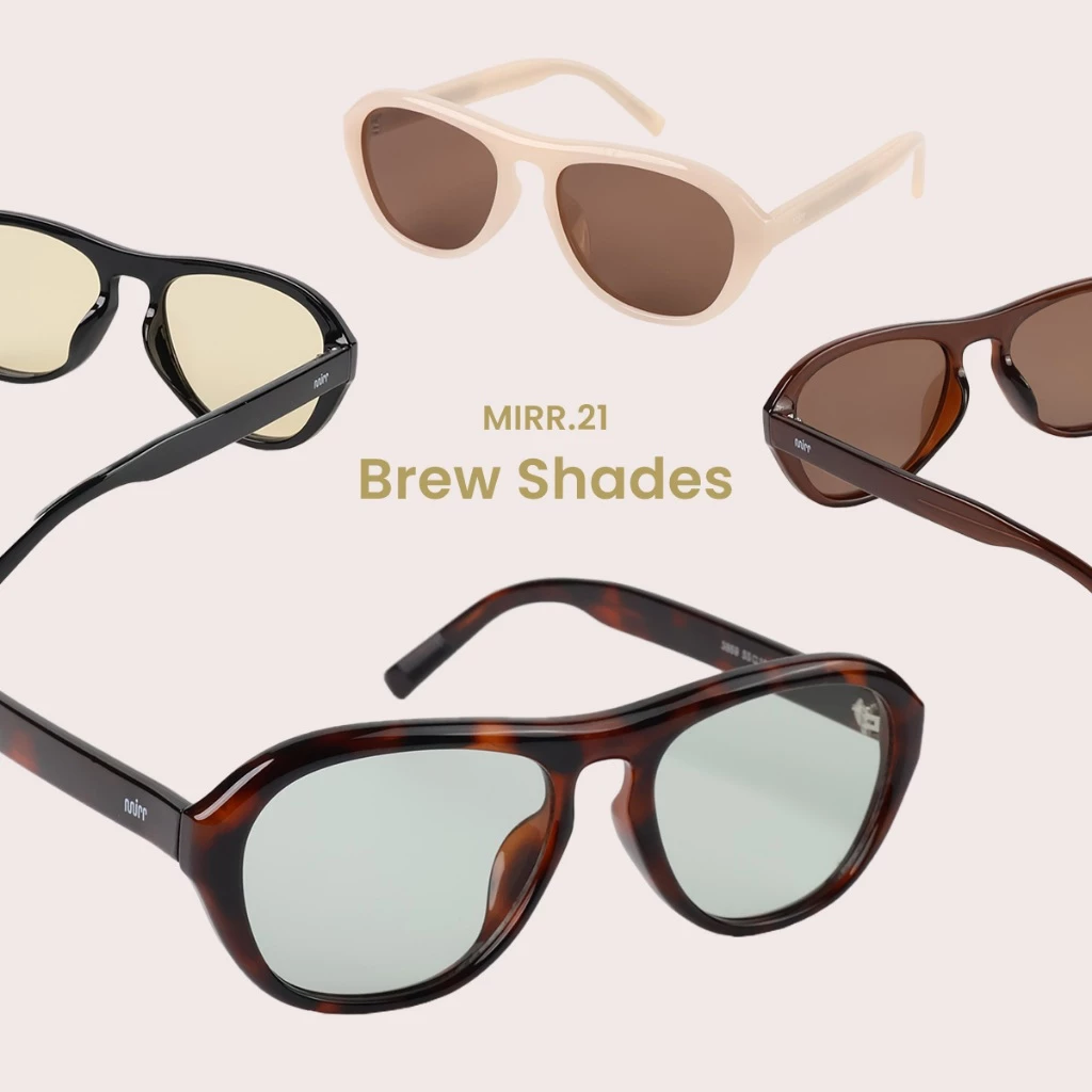 MIRR.21 BREW SHADES แว่นตากันแดด แว่นป้องกันแสง UV400 เลนส์ Polarized เปลี่ยนแว่นฟรีถ้าใส่ไม่เข้ารูปหน้า