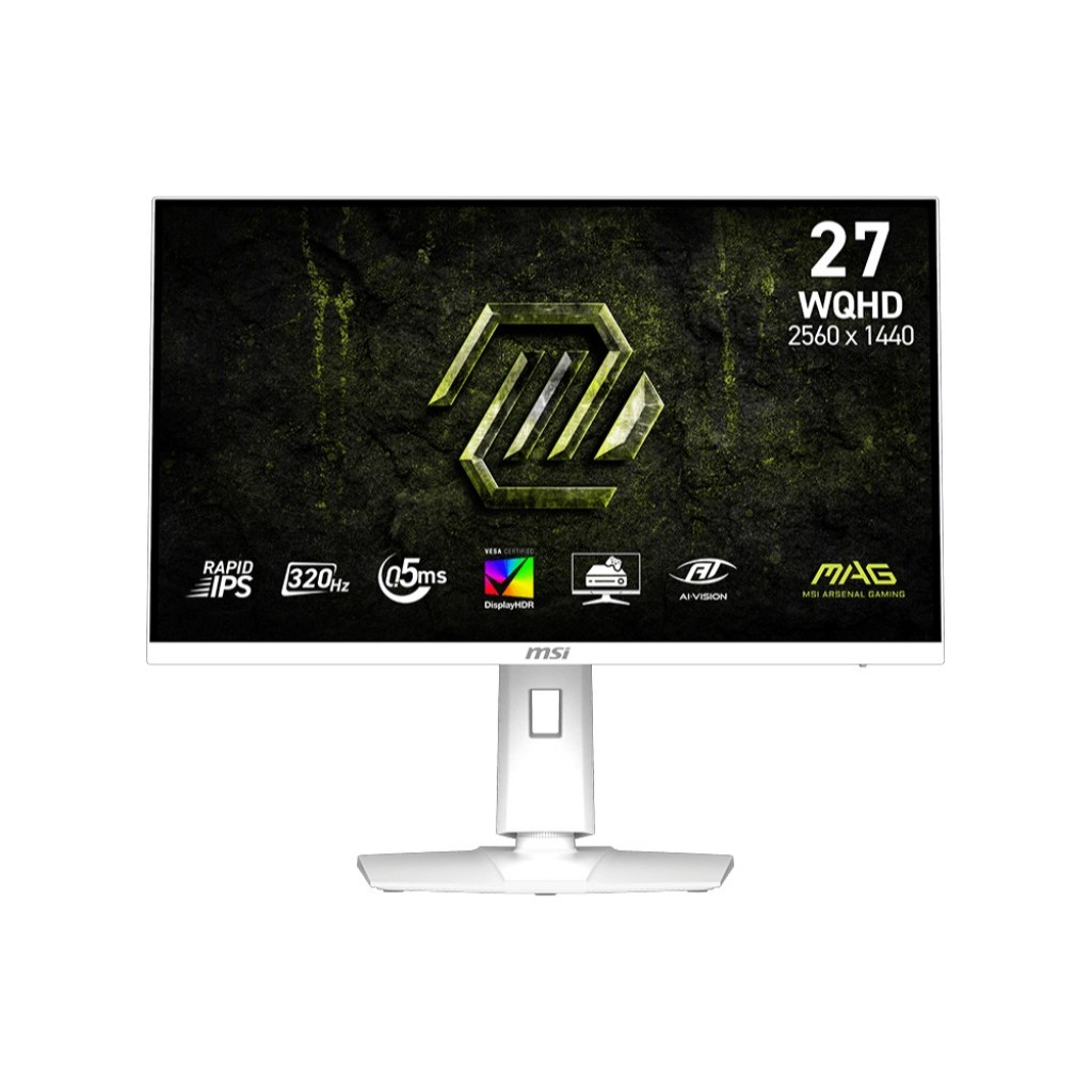 MSI Gaming Monitor MAG 274QRFW X32 - 27"/2K/Rapid IPS/320Hz/0.05ms/AMD FreeSync/3Y*3 MNL-002371
