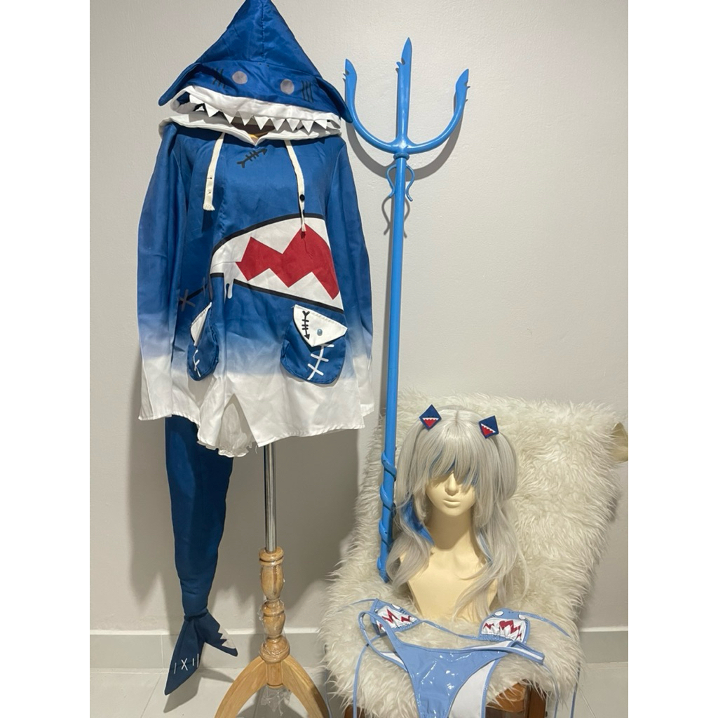 ชุดคอสเพลย์กุระ วีทูปเบอร์ Gura Vtuber cosplay costume