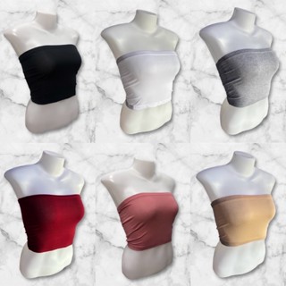 เกาะอกสั้น (ผ้าคอตตอน) นิ่มใส่สบาย รัดแน่นไม่หลุด