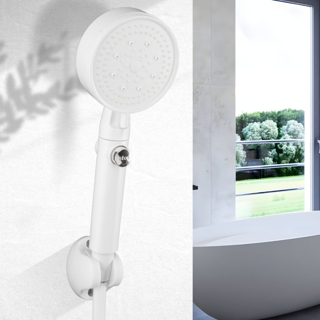 ฝักบัวอาบน้ำ ฝักบัวแรงดันสูงปรับได้ 5 ระดับ - รูปที่ 4